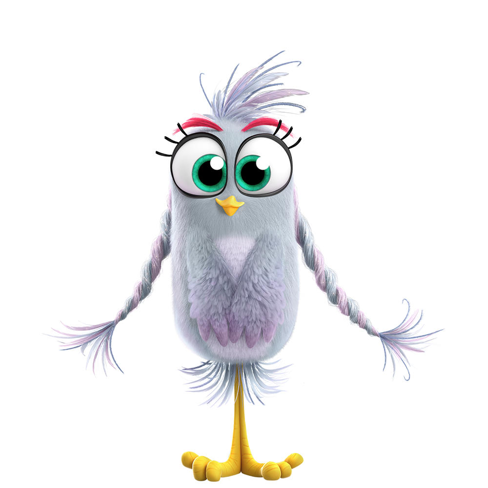 Angry bird silver