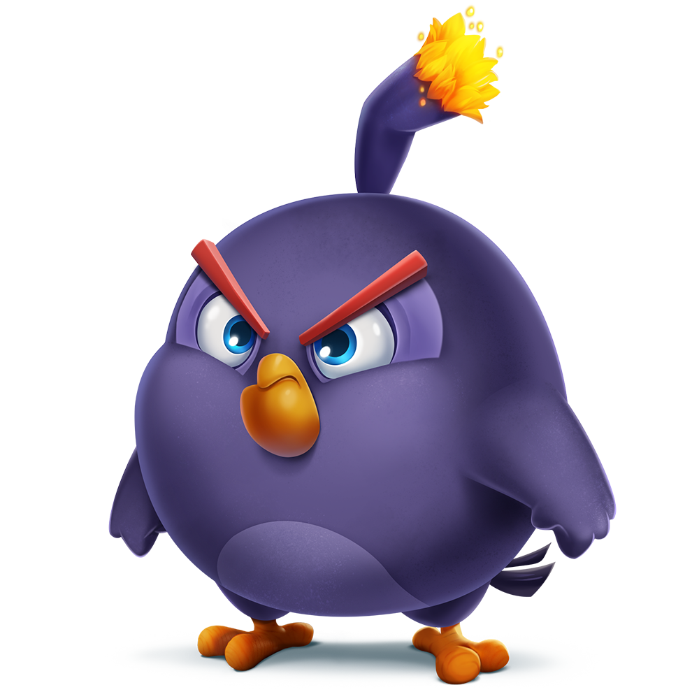 Bomb angry bird