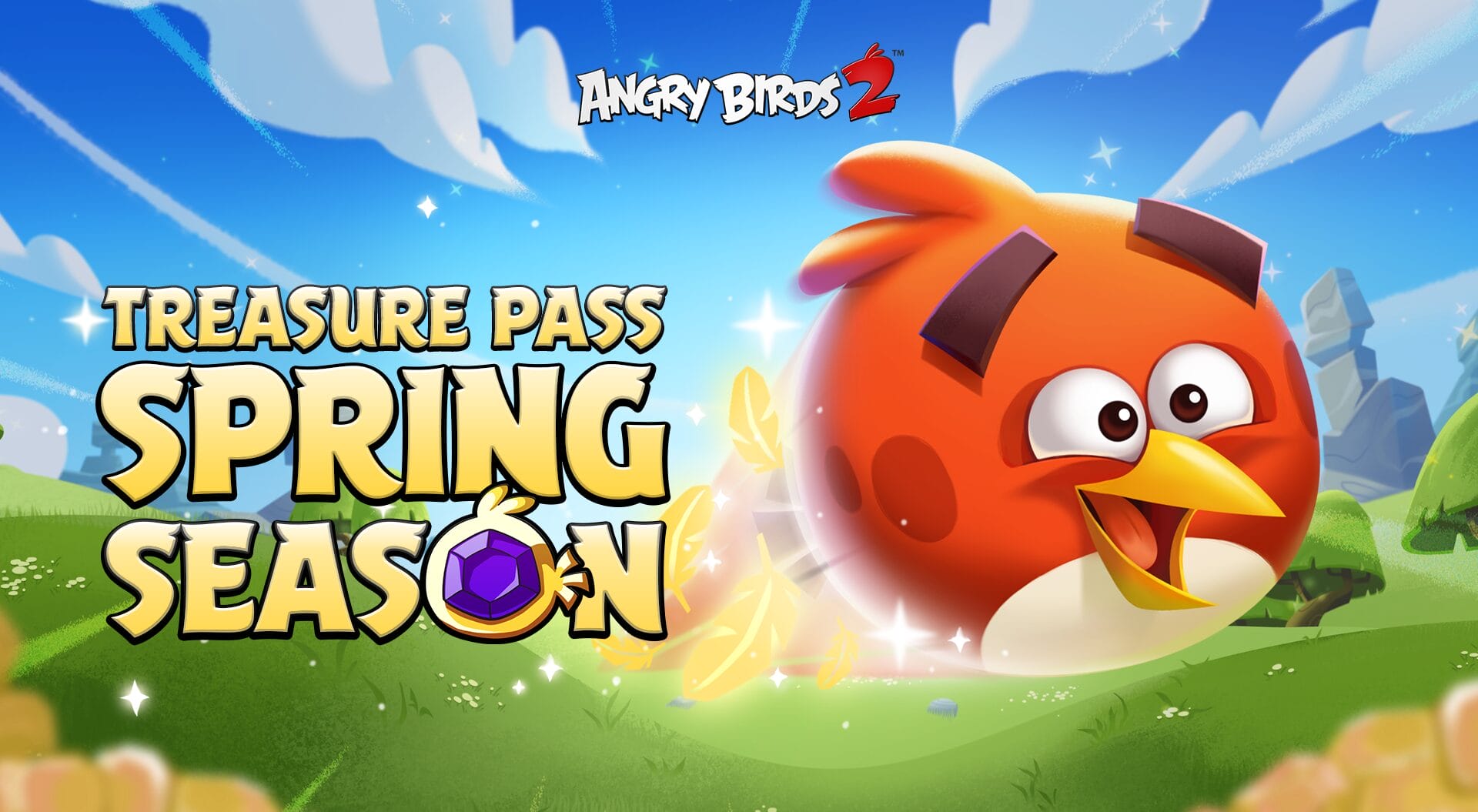 Treasure Pass Spring Season Angry Birds
